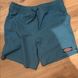 Vineyard Vines Teal Swim Shorts
